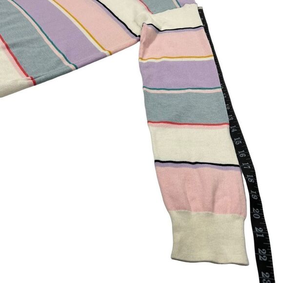 Splendid* NWT XSmall Women’s Shore Striped Ribbed Pullover Sweater multicolored - Picture 12 of 13